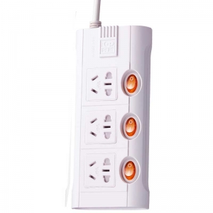 突破（TOP）TZ-D3K3 过载保护 插线板/电源插座/接线板 3位单控 10米