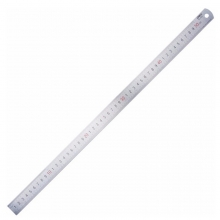 得力（deli）8464 不锈钢直尺 50cm刻度