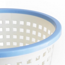 得力（deli）9554 圆形带压圈网状纸篓/垃圾篓/清洁桶（高28.8cm*直径28.5cm）