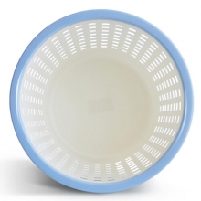 得力（deli）9554 圆形带压圈网状纸篓/垃圾篓/清洁桶（高28.8cm*直径28.5cm）