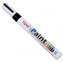 东洋（TOYO）SA101 油漆笔补漆笔婚庆签名笔 中字油性 12支/盒 黑色