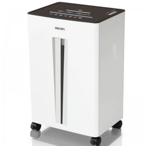 得力（deli）9918 大型多功能办公碎纸机 4级保密文件颗粒粉碎机 单次入纸20张