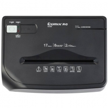 齐心（Comix）S338 强力保密型碎纸机 2×10mm/8张纸/17L/单入口/续航10分钟