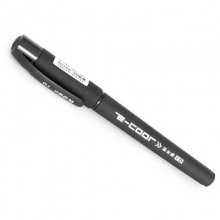 晨光（M&G）AGPA2501 磨砂杆大笔画签字笔/陶瓷珠中性笔 1.0mm 黑色 12支装