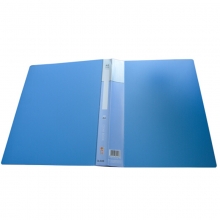 吉利发（JILIFA）GL40AB 标准轻便型资料册文件册A4插页文件夹资料夹 蓝色 A4 40页