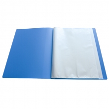 吉利发（JILIFA）GL40AB 标准轻便型资料册文件册A4插页文件夹资料夹 蓝色 A4 40页