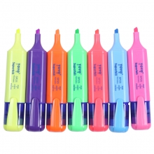 东洋（TOYO）SP25 幻彩荧光笔标记笔划重点笔 黄色