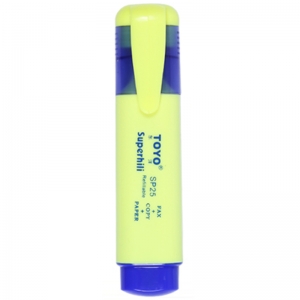 东洋（TOYO）SP25 幻彩荧光笔标记笔划重点笔 黄色