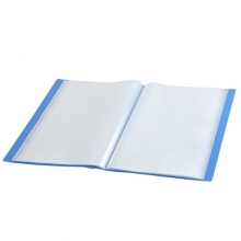 吉利发（JILIFA）GL20AB 标准轻便型资料册文件册A4插页文件夹资料夹 蓝色 A4 20页