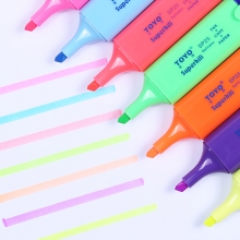 东洋（TOYO）SP25 幻彩荧光笔标记笔划重点笔 黄色