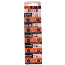 麦克赛尔（Maxell）LR1130/189 纽扣电池 1.5V万胜电池 LR54 AG10 十粒装