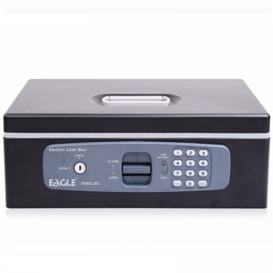 益而高（EAGLE）8868L SD 电子手提金库 大号电子密码锁 375*270*140mm 黑色