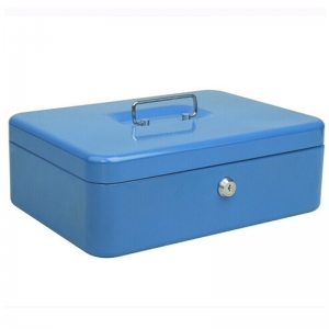 益而高（EAGLE）8878 珍宝型手提金库 机械锁保管箱 300*217*100mm 颜色随机