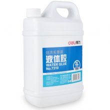 得力（deli）7310 大桶装液体胶水 水晶泥史莱姆玩具材料胶水 2L