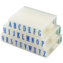 永硕（UOSO）特大号 英文字母组合号码印章 英文活字印可调自由组合 价格标价号码章