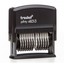 卓达（trodat）48313 可调式号码机/数字章回墨印回墨章 13位 字高3.8mm 紫色
