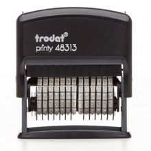 卓达（trodat）48313 可调式号码机/数字章回墨印回墨章 13位 字高3.8mm 紫色