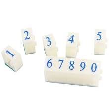 永硕（UOSO）S-3 数字组合号码印章 自由组合价格标价号码章