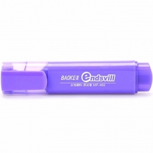 宝克（BAOKE）MP460 荧光笔/重点醒目标记笔 10支装 紫色