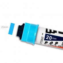 宝克（BAOKE）MK-850-20 唛克笔/POP20广告笔马克笔海报笔记号笔 20mm 棕色
