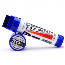 宝克（BAOKE）MK-830-30 唛克笔/POP30广告笔马克笔海报笔记号笔 30mm 蓝色