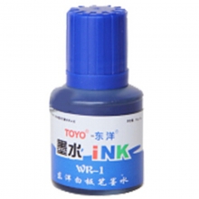 东洋（TOYO）WR-1 白板笔添加墨水添加液/白板水 22cc/瓶 蓝色
