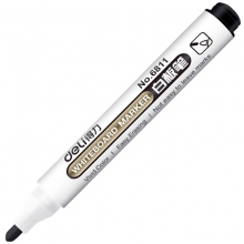 得力（deli）6811 会议白板笔 可擦易擦 10支/盒 黑色