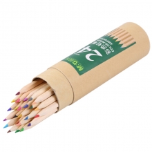 晨光（M&G）AWP34304 彩色铅笔/原木铅笔 牛皮纸筒装 24色