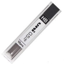 三菱（UNI）UL-1405 自动铅笔芯/铅芯 HB 0.5mm 12根*12片/盒